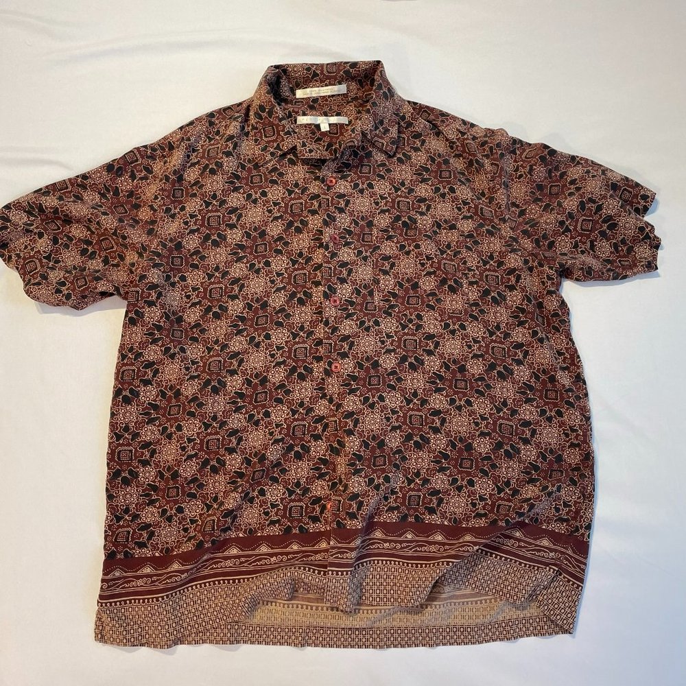 Perry Ellis Casual Short Sleeve Button Up